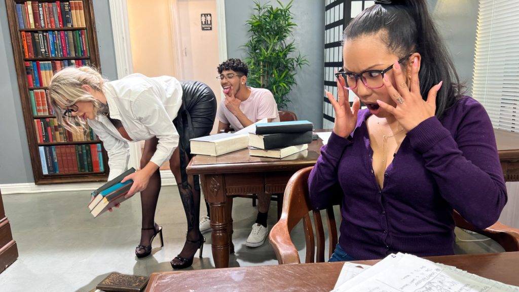 poster 01 33 lilhumpers realitykings – Christina Savoy, Diego Perez – Goofing Off In A Library