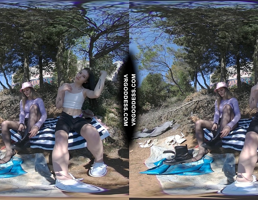 1 3x 30 vrgoddess – josie, Matty Mila Perez – Matty And Josie Public Masturbation Outdoors Next To Abandoned Building