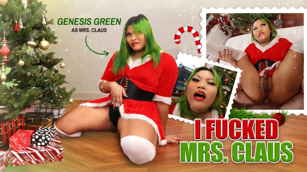 3941 1x transexpov – Genesis Green – I Fucked Mrs Claus!