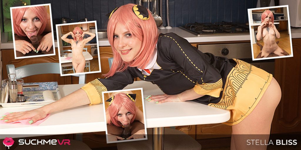 big 6 suckmevr – Stella Bliss – Naughty Anime Babe, Stella Bliss, Takes A BBC Creampie