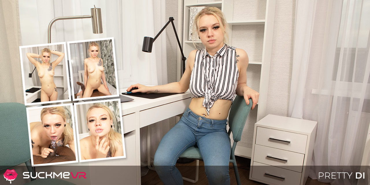 big 15 SuckMeVR – Pretty Di – Snow Bunny Pretty Di Gets Her Tight Pussy Filled With Black Dick