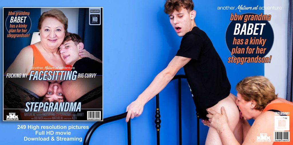 soon 10 Mature.NL – Babet, Big Nick – Fucking My Facesitting Big Curvy Stepgrandma