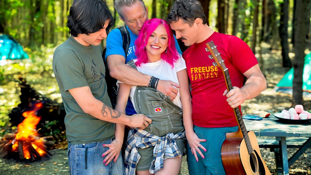 hi 75 FreeuseFantasy – Elias Cash, Gracie Gates, Clarke Kent, Robby Echo – ‘Share Your Girlfriend’ Camper Cutie Bathed in Cum