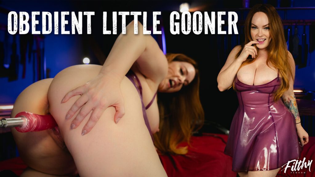 1124 1x FilthyFemdom – Summer Hart – Obedient Little Gooner