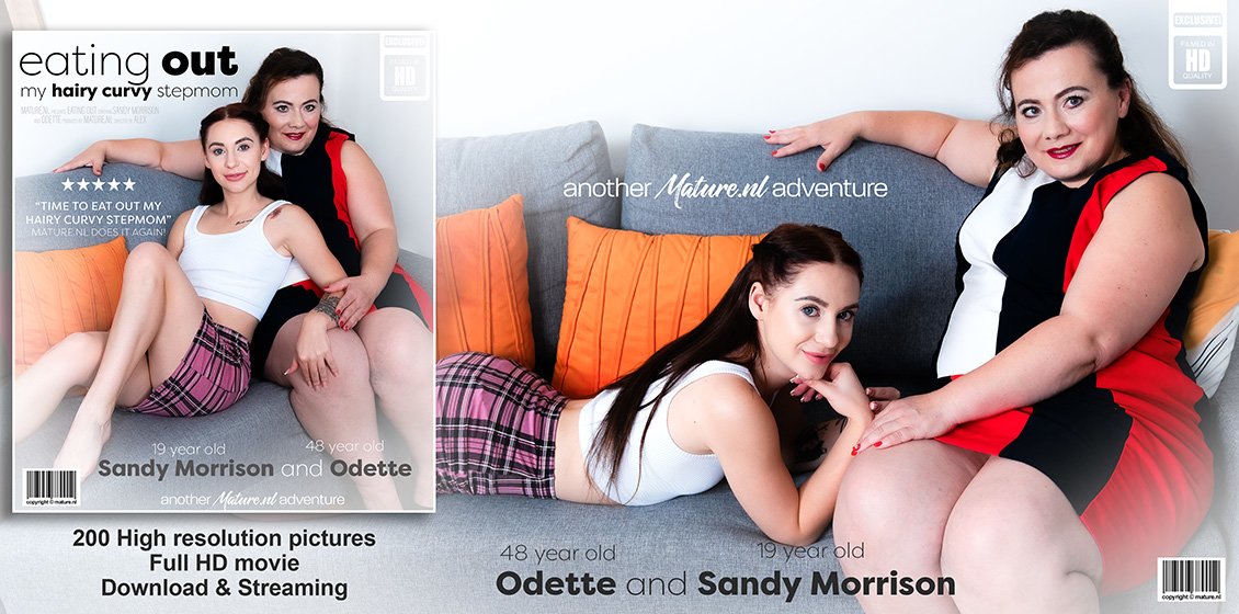soon 60 Mature.NL – Odette, Sandy Morrison – Eating Out My Hairy Curvy Stepmom