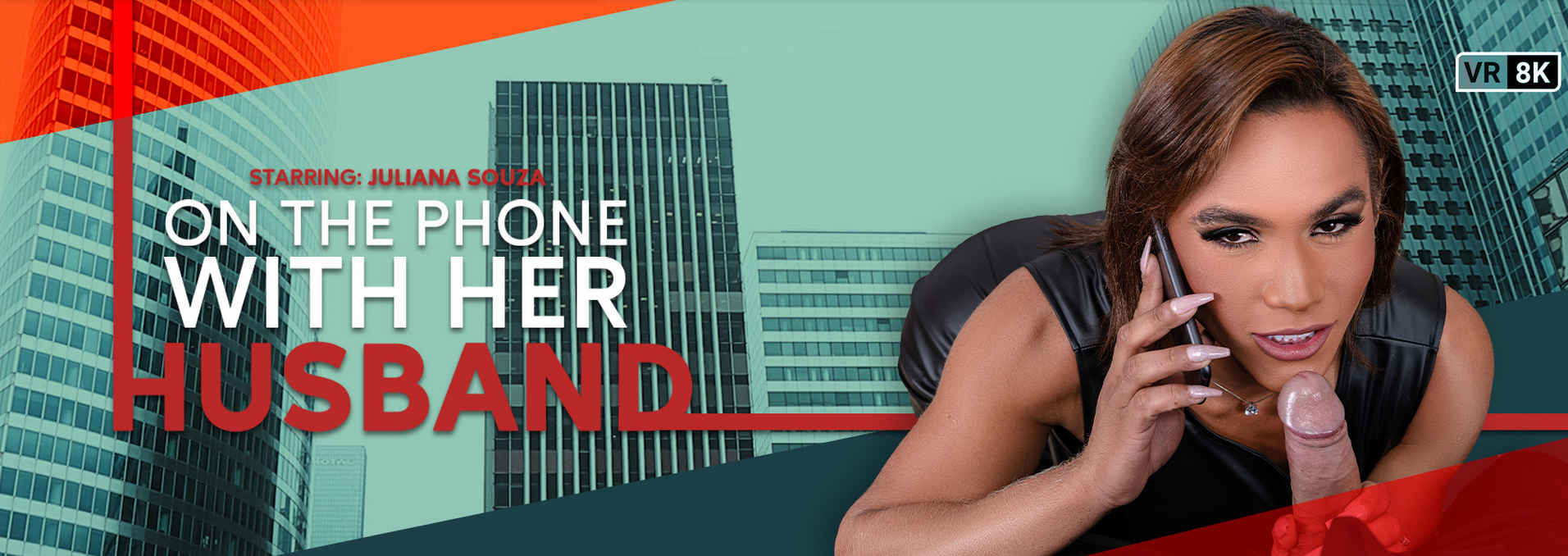 vrbtrans husband VRBTrans – Juliana Souza – On The Phone With Her Husband Trans VR Porn Video