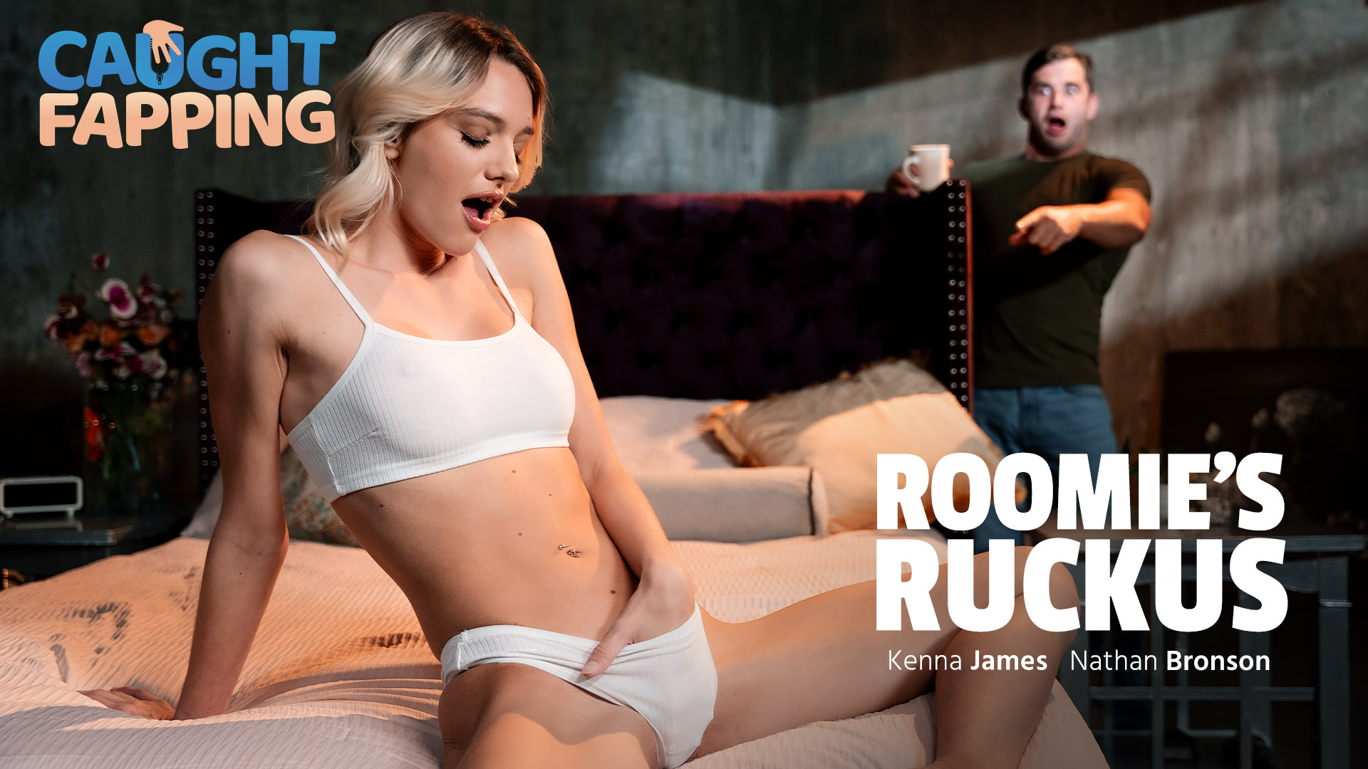 126000 01 01 CaughtFapping – Kenna James, Nathan Bronson – Roomie’s Ruckus