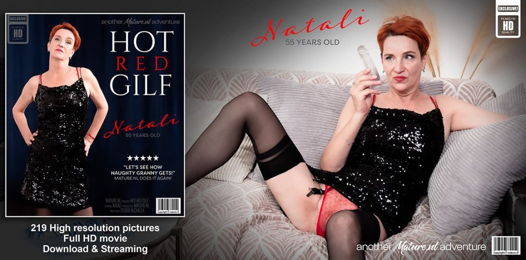 soon 74 Mature.NL – Natali – Hot Red GILF Natali