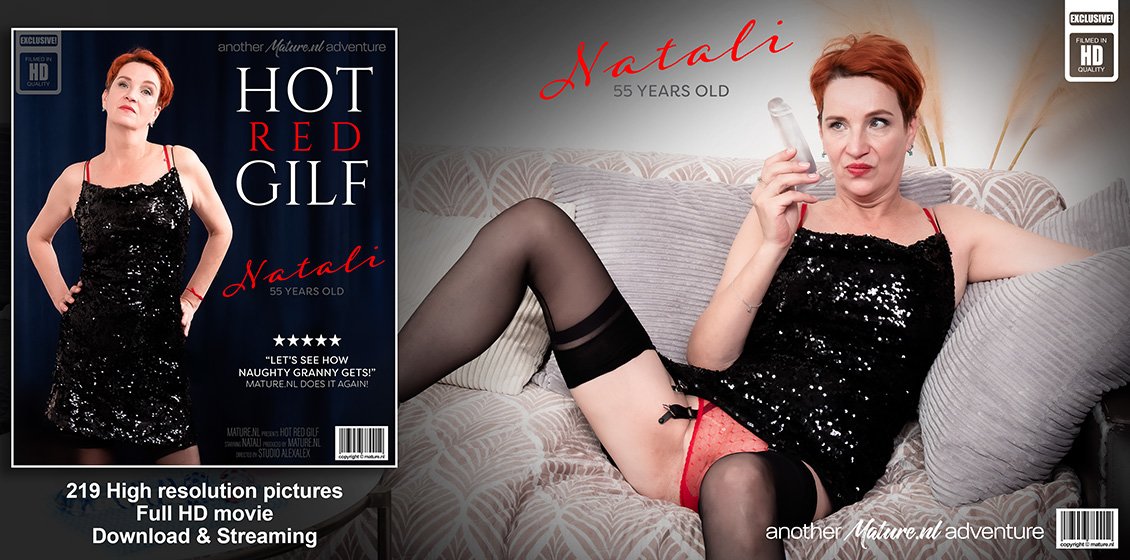 soon 74 Mature.NL – Natali – Hot Red GILF Natali