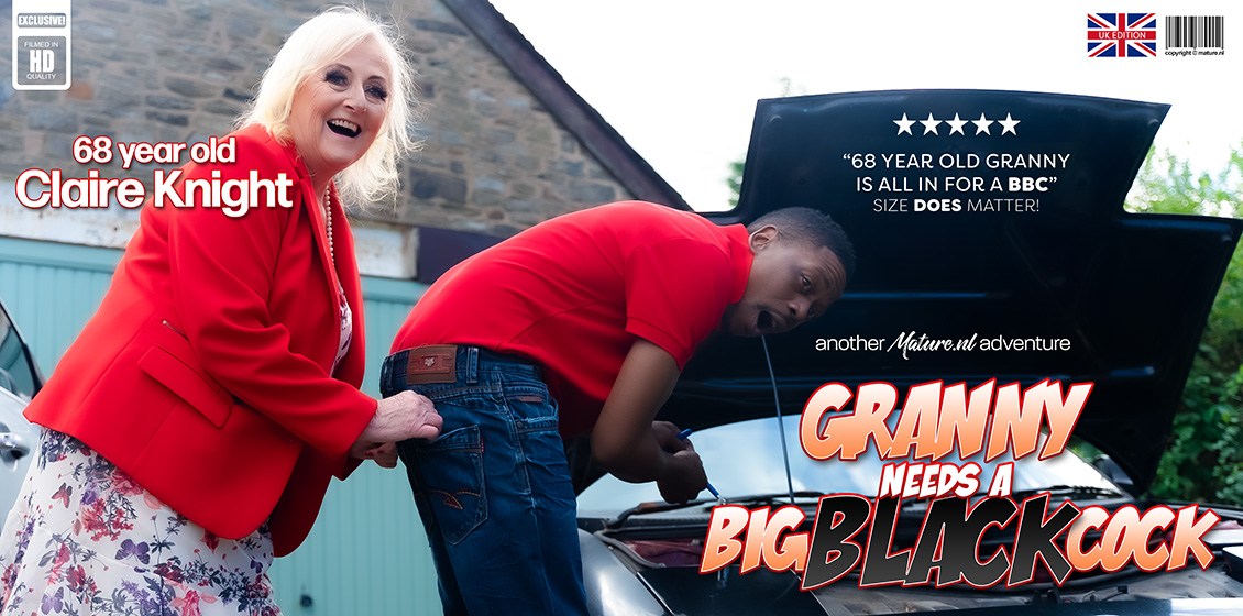 46889 0 Mature.NL – Claire Knight, Mr. Longwood – British Claire Knight is a 68 year old granny who craves a big black cock to fuck her!