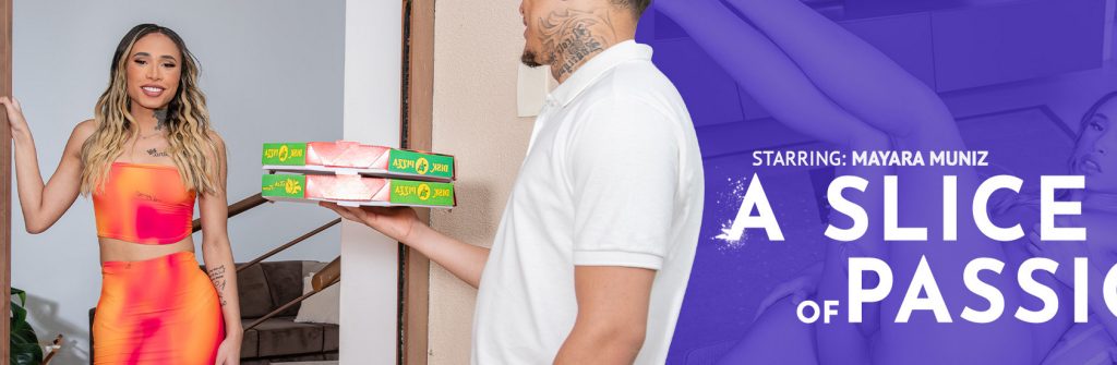 a slice of passion VRBTrans – Mayara Muniz – A Slice Of Passion Trans VR Porn Video