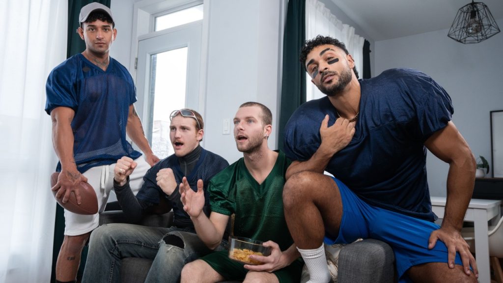 poster 01 231 Men.com – Kenzo Alvarez, Diego Silva – Bareback Quarterback