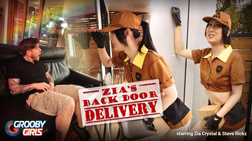 255225 1x GroobyGirls – Zia Cristal, Steve Rickz – Zia’s Back Door Delivery