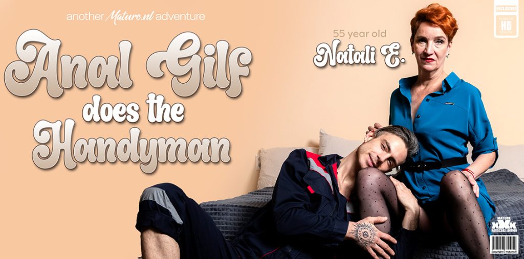 50272 0 Mature.NL – Natali E., Willy Regal – Natali E. is a 55 year old naughty GILF that loves anal sex from strange young man like the handyman