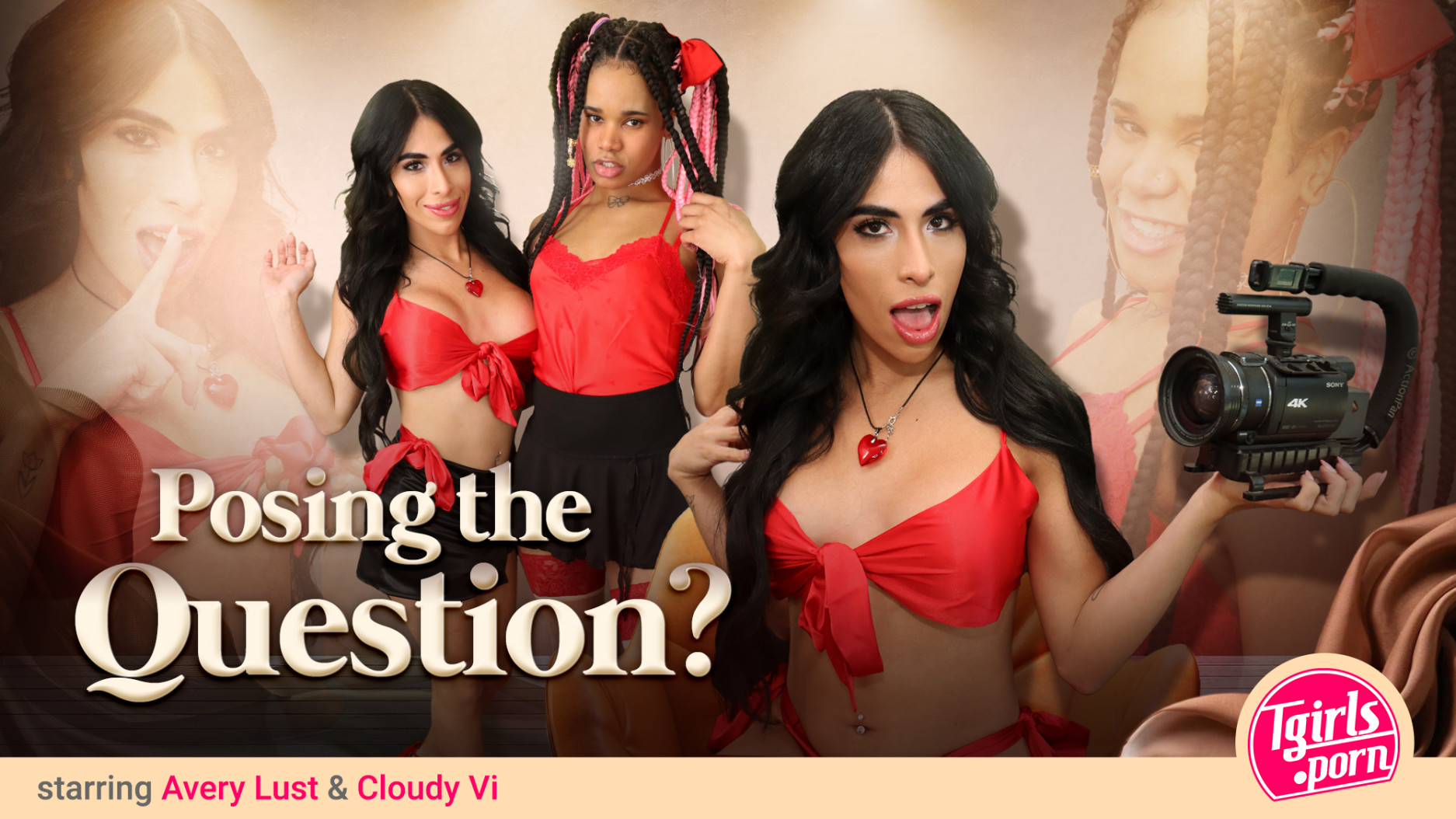 7709 TGirlsPorn – Avery Lust, Cloudy Vi – Posing the Question?