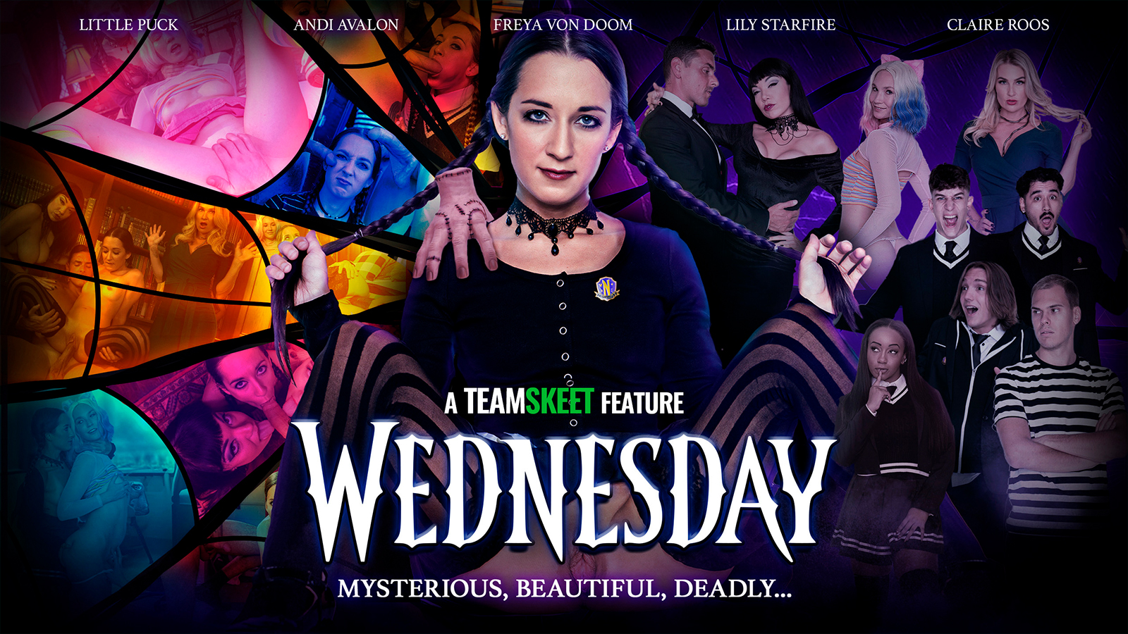 hi 14 TeamSkeetFeatures – Freya von Doom, Claire Roos, Lily Starfire, Little Puck, Andi Avalon, Mike Mancini, Ryan Driller, Rico Hernandez, Parker Ambrose, Axel Haze – Wednesday
