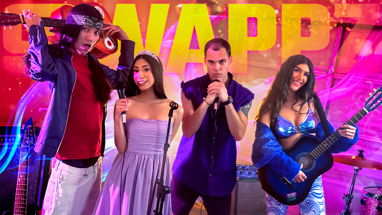 hi 9 SisSwap – Aubry Babcock, Sona Bella, Donatello Devine, Parker Sims – Our Big Cumback