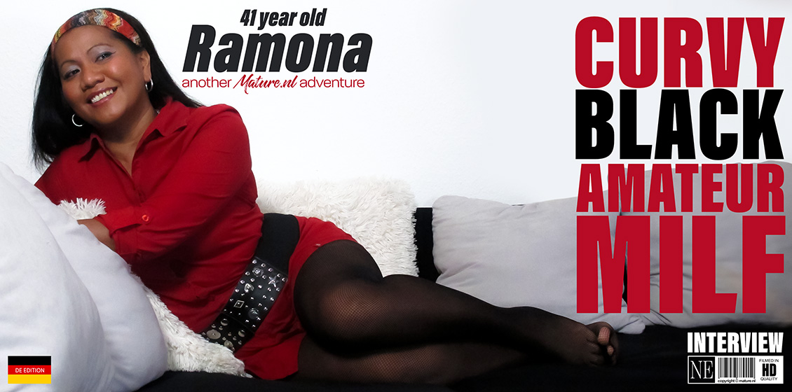 52047 0 Mature.NL – Ramona D. – Ramona is a 41 year old black curvy MILF that put on quite a show during our amateur interview