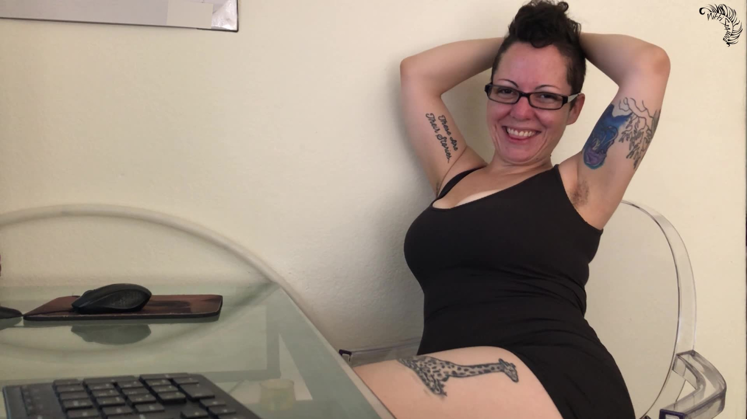 451 NikkisFetishes – Nikki Sequoia – Coworkers Hairy Pits JOI